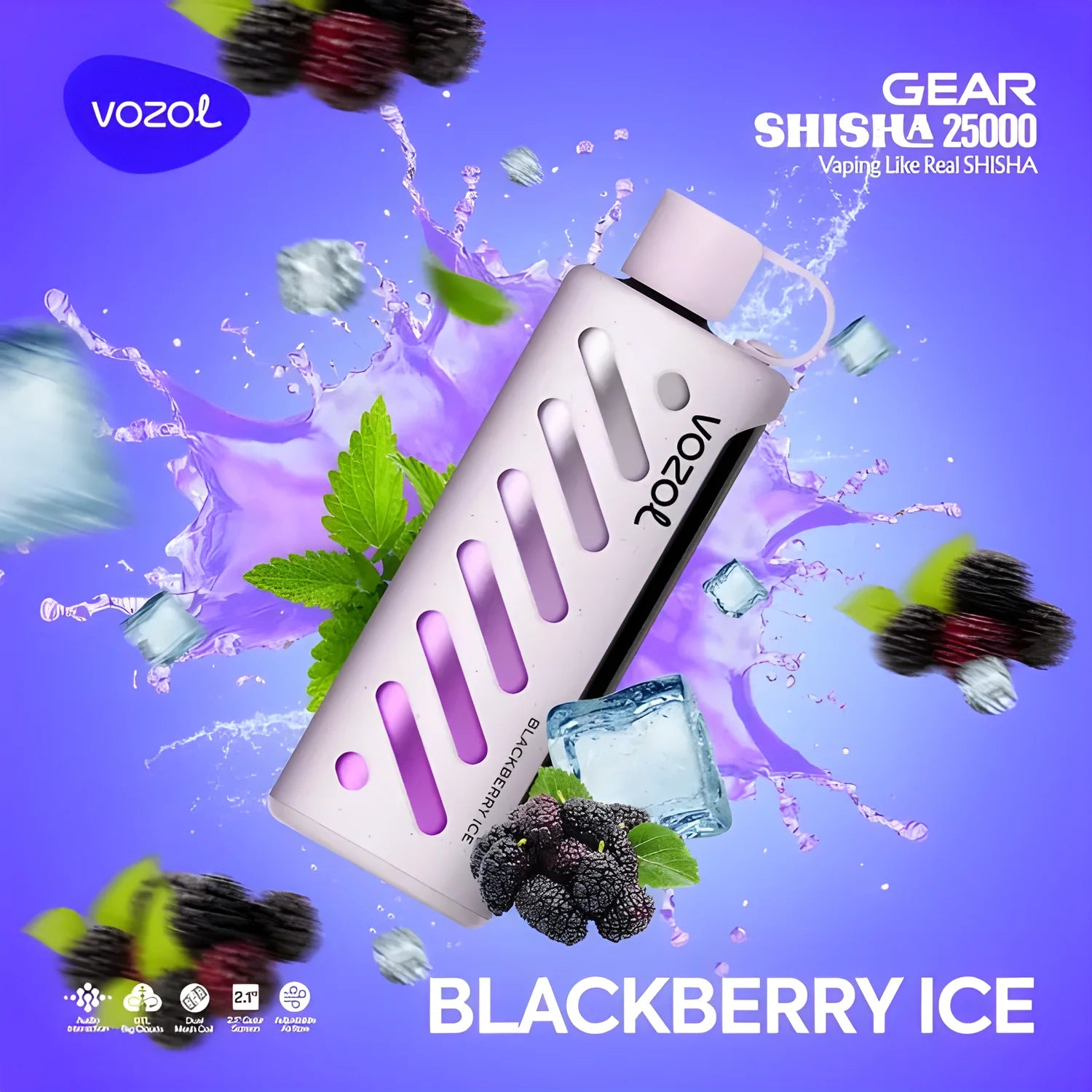 Vozol Gear Shisha 25000