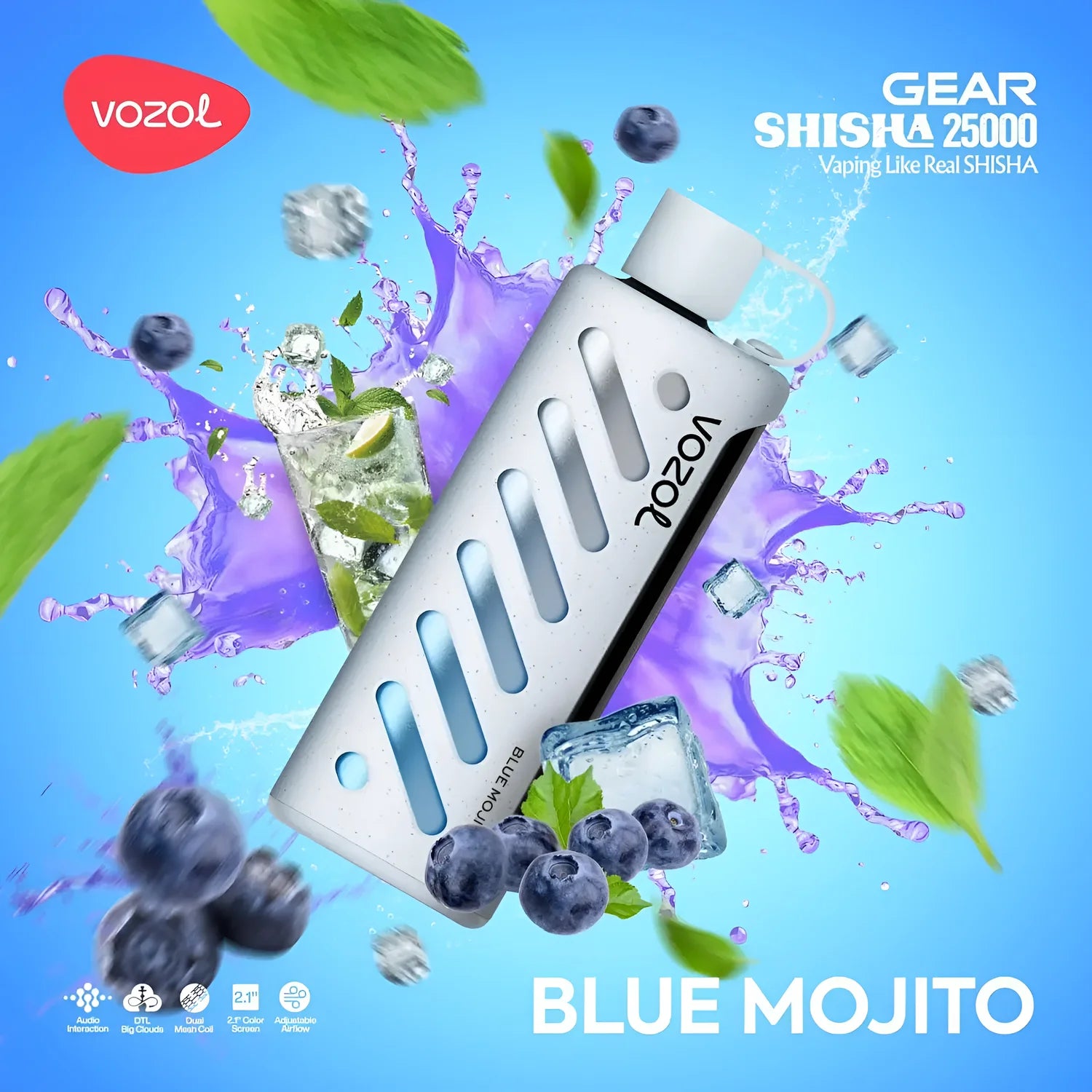 Vozol Gear Shisha 25000