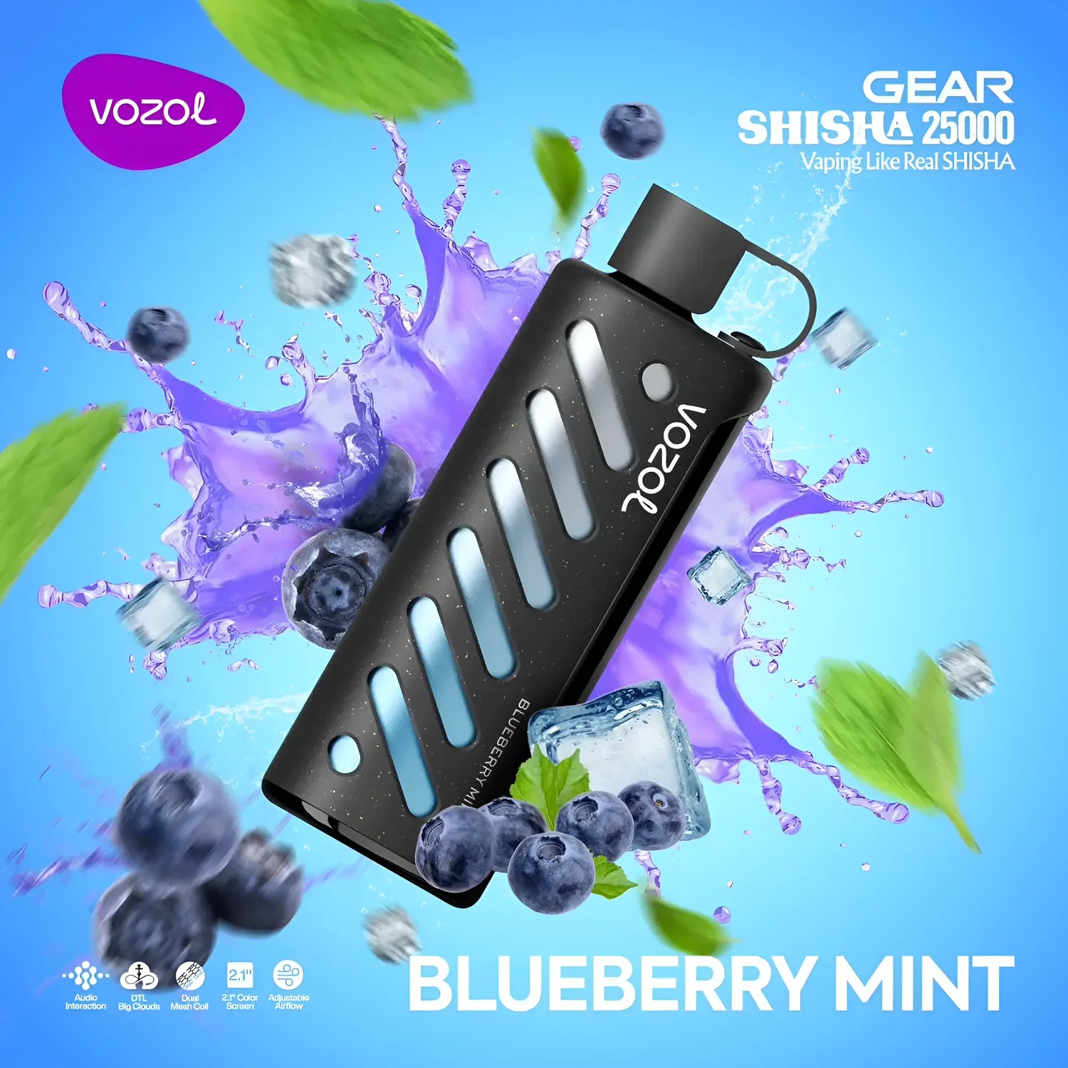 Vozol Gear Shisha 25000