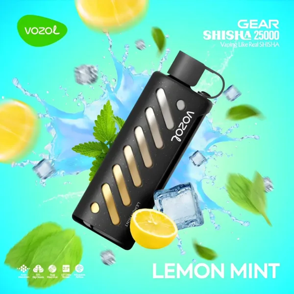Vozol Gear Shisha 25000 – Lemon Mint