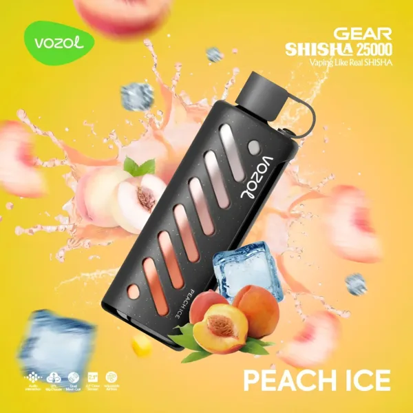 Vozol Gear Shisha 25000 – Peach Ice