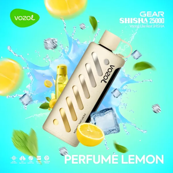 Vozol Gear Shisha 25000 – Perfume Lemon