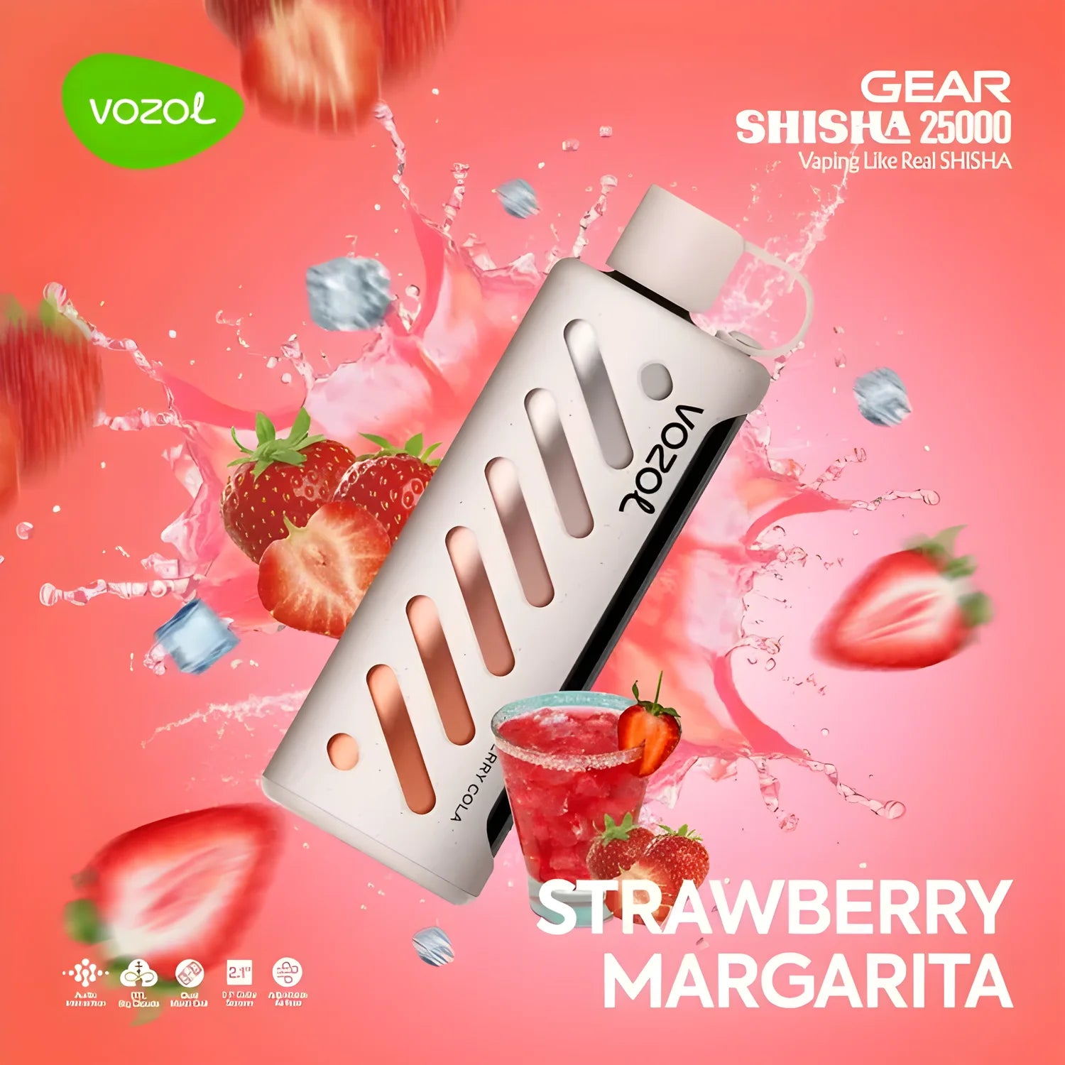 Vozol Gear Shisha 25000