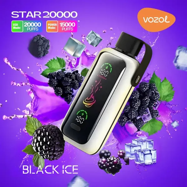 Vozol Star 20K – Black Ice
