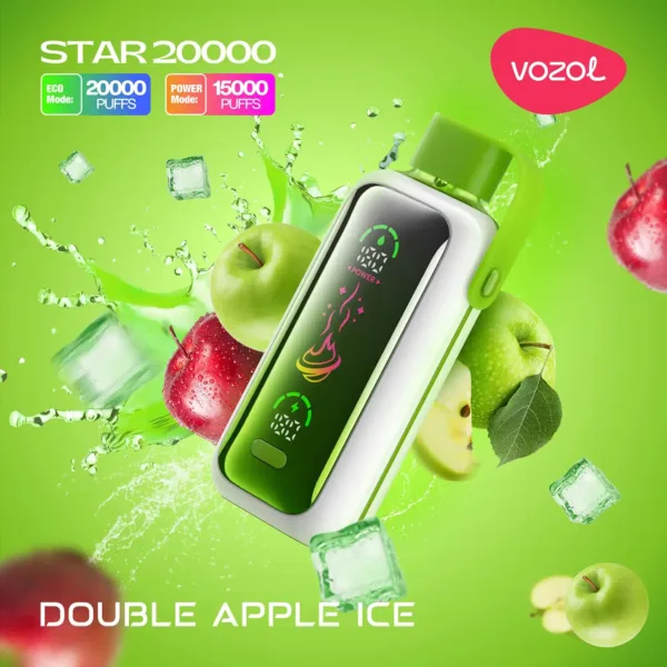 Vozol Star 20K – Double Apple Ice