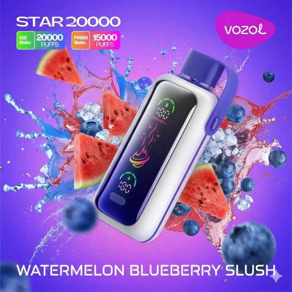 Vozol Star 20K – Watermelon Blueberry Slush