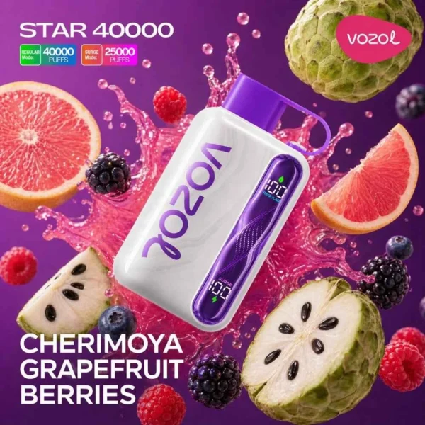 Vozol Star 40000 – Cherimoya Grapefruit Berries