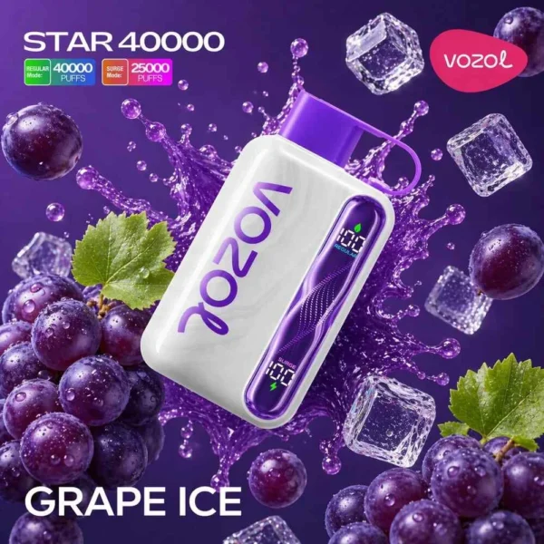 Vozol Star 40000 – Grape Ice