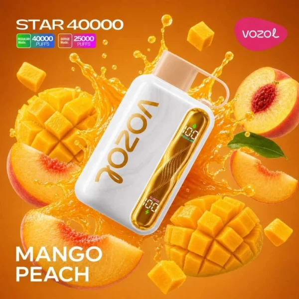 Vozol Star 40000 – Mango Peach
