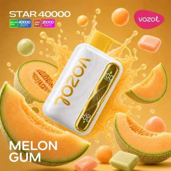 Vozol Star 40000 – Melon Gum