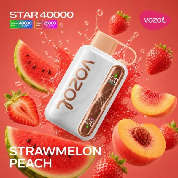 Vozol Star 40000 – Strawmelon Peach