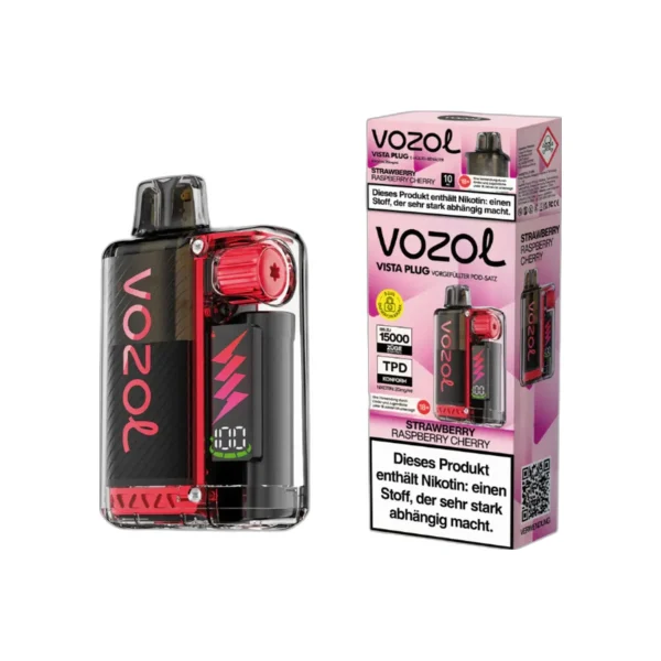Vozol Vista Plug 15K – Strawberry Raspberry Cherry