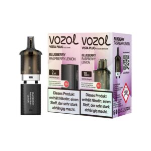 Vozol Vista Plug Prefilled Pod Tank –Blueberry Raspberry Lemon