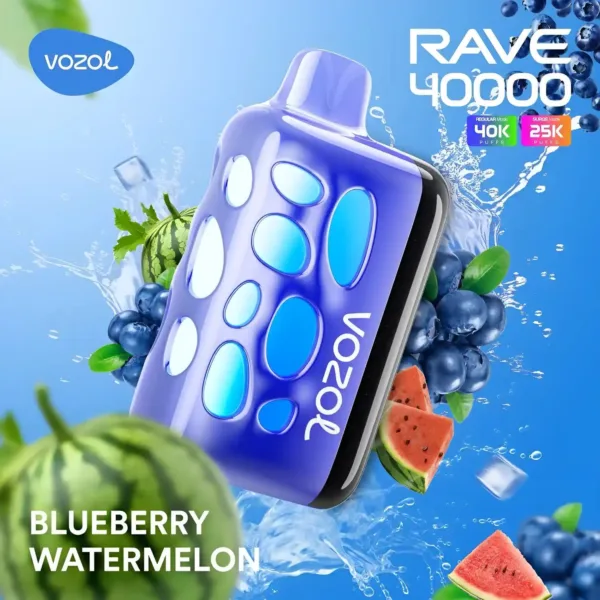 Vozol Rave 40K – Blueberry Watermelon