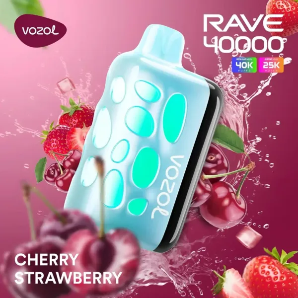 Vozol Rave 40K – Cherry Strawberry
