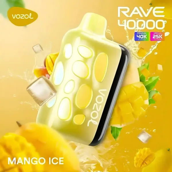 Vozol Rave 40K – Mango Ice