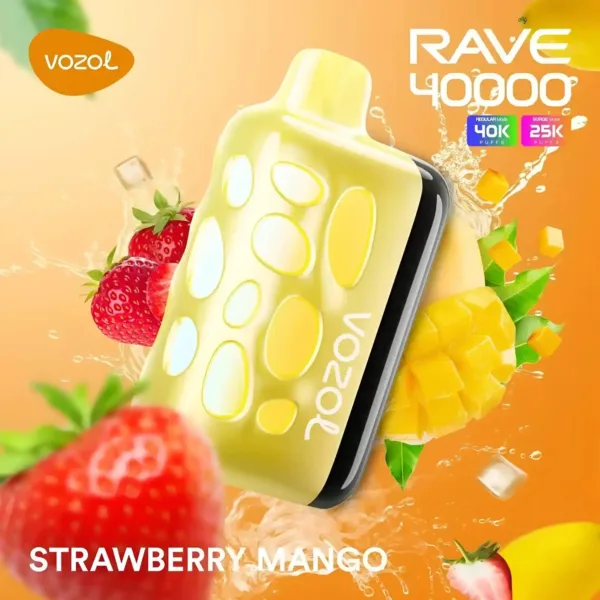 Vozol Rave 40K – Strawberry Mango