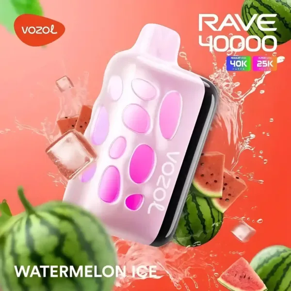 Vozol Rave 40K – Watermelon Ice